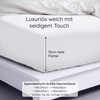 Bambaw - Fitted Sheet 90 x 200 cm White -