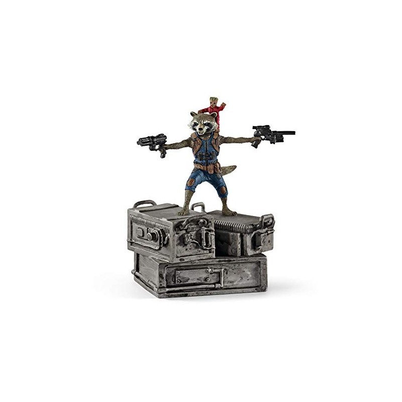 SCHLEICH 21514 Rocket y Groot, Multicolor