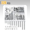 Mr. Pen- Bolts, Nuts, and Washer Assortment Kit, 226 pcs,