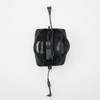 Muji NDE16A1S Polyester Gadget Pouch, Black, Approx. Width 7.9 x