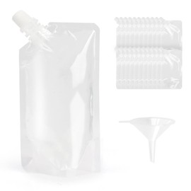 Drinking Bag Set, 100 Pieces, Drink Bag, Festival-Grade Water Bag, Leak-proof Bag for Cold & Hot Drinks, Compact & Portable, Ideal for School, Sports, Outdoors, Children & Adults