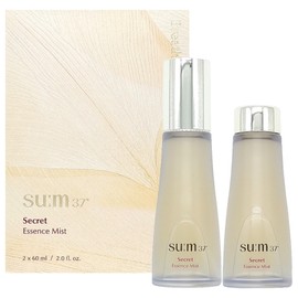 37 Degree Secret Essence Mist 60ml x 2 Skin Deep Moisture Care Mist / 숨37도 시크릿 에센스 미스트 60ml x 2개 피부 속땅김 케어 안개미스트