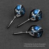 CyeeLife 15pcs Dart Shafts with 20pcs Metal o Rings,5 sets
