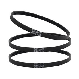 Denkuhin WH01X27538 Washer Drive Belt Replace for GE Hotpoint Clothes Washing Machine Replace AP6328256, PS12299369, 4587903, 290D1101P005 (3/Pack)