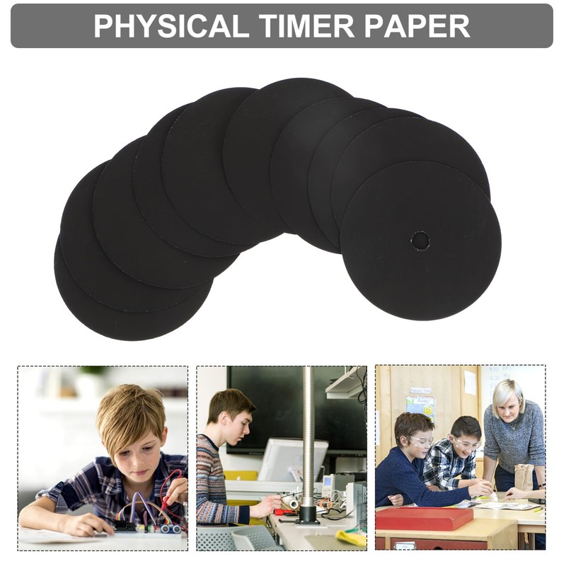 KOMBIUDA 50 Sheets Draw Timer Tray Physics Round Experiment Physical