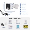 Anpviz 4MP HD PoE Camera Outdoor, Bullet IP Camera, 2.8