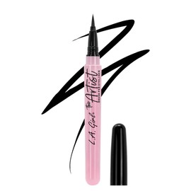 L.A. Girl The Artist Brush Pen Eyeliner, Intensely Pigmented, Long-Wearing, Inky Black