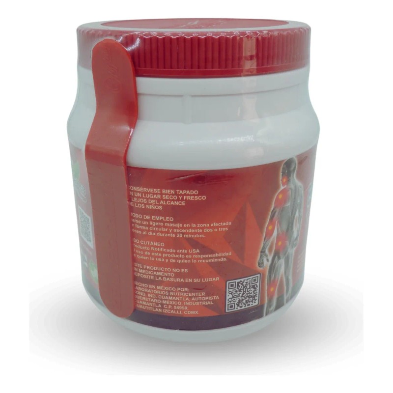 Pomada Corporal Dragon, Gel Con Efecto Analgésico 1.4kg Rojo