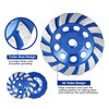 SALI 4.5 Inch Concrete Grinding Wheels 14 Turbo Diamond Segments