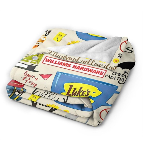 Semoxid Semoxid Throw Blankets Air Conditioner Blanket Warm Cozy Flannel