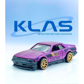 Hot Wheels Nissan Skyline RS (KDR30) (Purple) 1/10 HW J-Imports - 2024-44/240 (Short Card) - COMES IN A KLAS CAR KEEPER SHORT CARD PROTECTOR CASE - HTC40