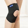 magico Labo Knee Supporter, Secure Fit, 1 Pack, Black, M-L