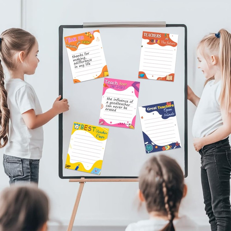 12 Set Teacher Appreciation Gifts Bulk,Teacher Appreciation Sticky Note with