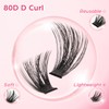 DYSILK Volume Lash Clusters - Fluffy Lash Clusters D Curl