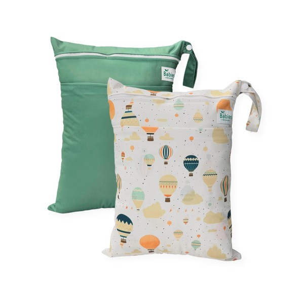 Babies Beginning 2-Pack Wet Bags – Waterproof Travel Bags for