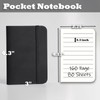TUZAA 2 Pack Small Pocket Notebook,Journal Hardcover Notepad with Thick