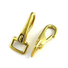 Snap Carabiner 25 mm 1 Inch Pure Brass Strap Width: 25 mm Carabiner