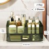 Makeup Organizer with Drawers, Stackable Cosmetics Organizer, Large Make Up