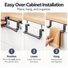 Over Cabinet Towel Bar for Kitchen and Bathroom – 9.06