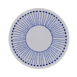 Tableware East Plate, 5.7 inches (14.5 cm), Gyokusa, Blue sou