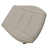 SecosAutoparts Tan Perforated Front Driver & Passenger Side Bottom Microfiber