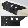 2PCS Multifunctional Angle Square Positioner 3D Woodworking Ruler Carpenter Scribing