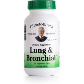 Dr Christopher Lung and Bronchial Formula, Respiratory Lung Cleanse for Smokers