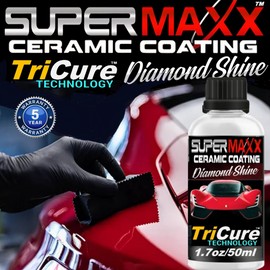 SUPERMAXX XTREME NANO 9H CERAMIC CAR COATING 5 YEAR ADVANCED "HIGH GLOSS" PAINT PROTECTION