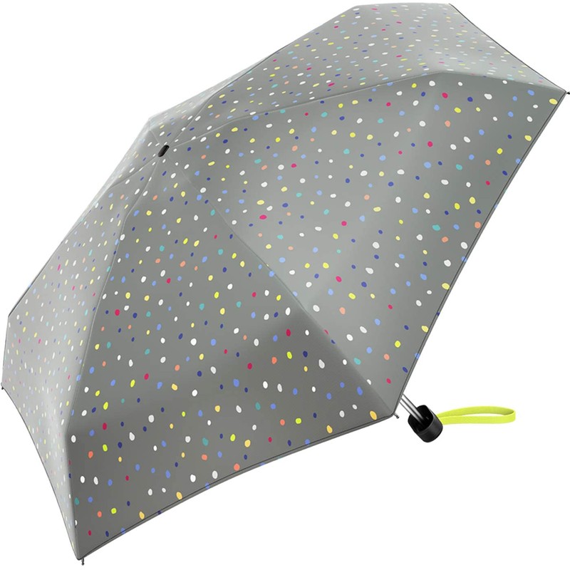 Benetton Pocket Umbrella Ultra Mini Flat Dots, Dots Grey, Flat