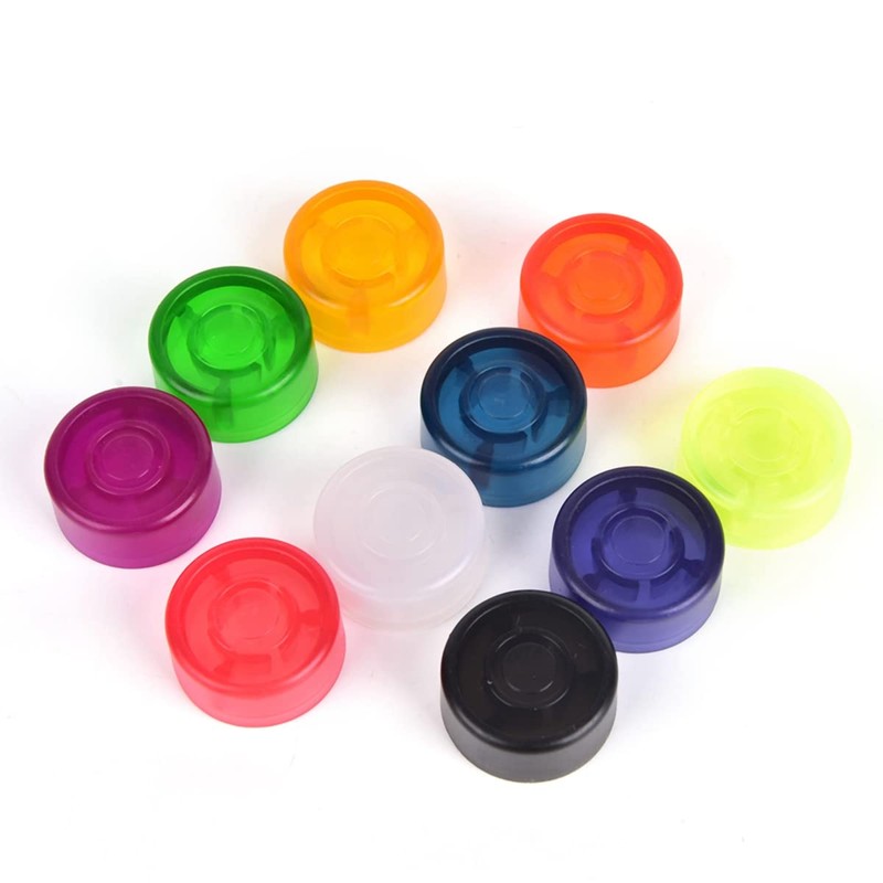 Geieold 20Pcs Effect Pedal Protection Caps Colorful Guitar Effect Pedal