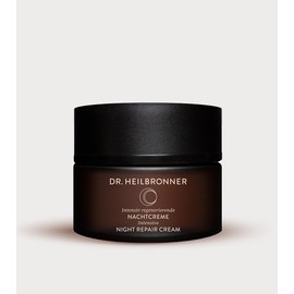 Dr. Heilbronner regenerierende Nachtcreme I Hyaluron Nacht-Pflege-Creme Gesicht I Natural Cosmetics reichhaltige Gesichtscreme I Bio Extrakte z.B. Aloe Vera Astaxanthin Jojobaöl I Cremedose 50ml