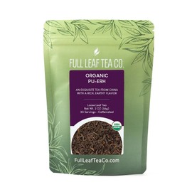 Organic Pu-erh Loose Leaf Tea - 2 oz Bag (approx. 30 servings) | Full Leaf Tea Co.