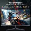 KOORUI Curved 27 Inch Gaming Monitor, Full HD 1080p R1500
