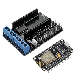 DollaTek ESP 8266 ESP-12E CP 2102 Development Board and L293D WiFi Motor Drive Expansion Card Shield Module for Arduino