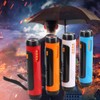 Portable Hand Crank Flashlight with Alarm FM Radio Function 1800mAh