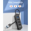 Upgrow USB 3.0 Hub 4-Port USB Hub with 5 Gbps