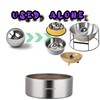 Stainless Steel Dog Slow Feeder Set – 2-in-1 Pet Bowl