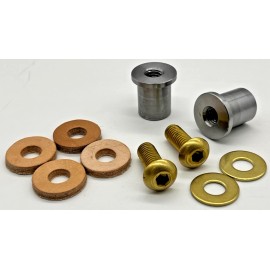 DIY CYCLE PARTS brass GAS TANK MOUNT KIT chopper bobber frisco cafe fuel harley sportster  488