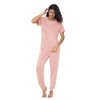 Joyaria Women Cooling Breathable Pajama Bamboo Viscose Soft Sleepwear Short