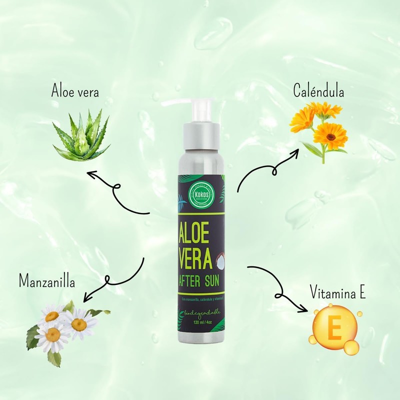 KOKOS Gel De Aloe Vera After Sun 120 Ml