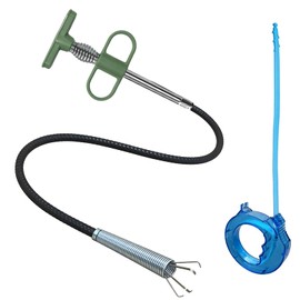 SHUOGUO 35" Flexible Drain Snake Grabber Tool, Hair Clog Remover for Sink, Shower & Bathtub, Easy Reach Plumbing Weasel