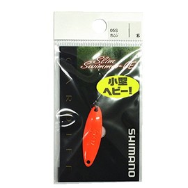 Shimano 05S TR-S36N Cardiff Slim Swimmer Compact Edition Spoon, 0.1 oz (3.6 g), Orange