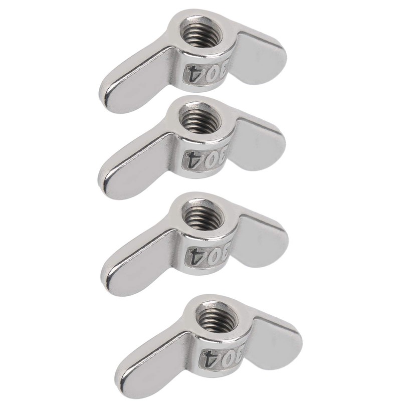 10pcs M8 Wing Nut 304 Stainless Steel Wing Nut 8mm