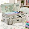 AMOIGEE Double Layer Carrying Case for Cricut Explore 5, Accessories