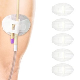 Catheter Stabilization Device,Catheter Urinary Leg Bag Legband Holder Sticker,Statlock Catheter Holoder,Adhensive Catheter Leg Strap Hook and Loop,Catheter Supplies (5)