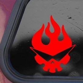 Sunset Graphics & Decals Tengen Toppa Gurren Lagann Red Decal Sticker Die-cut Red Decal Sticker | 4.5" Wide