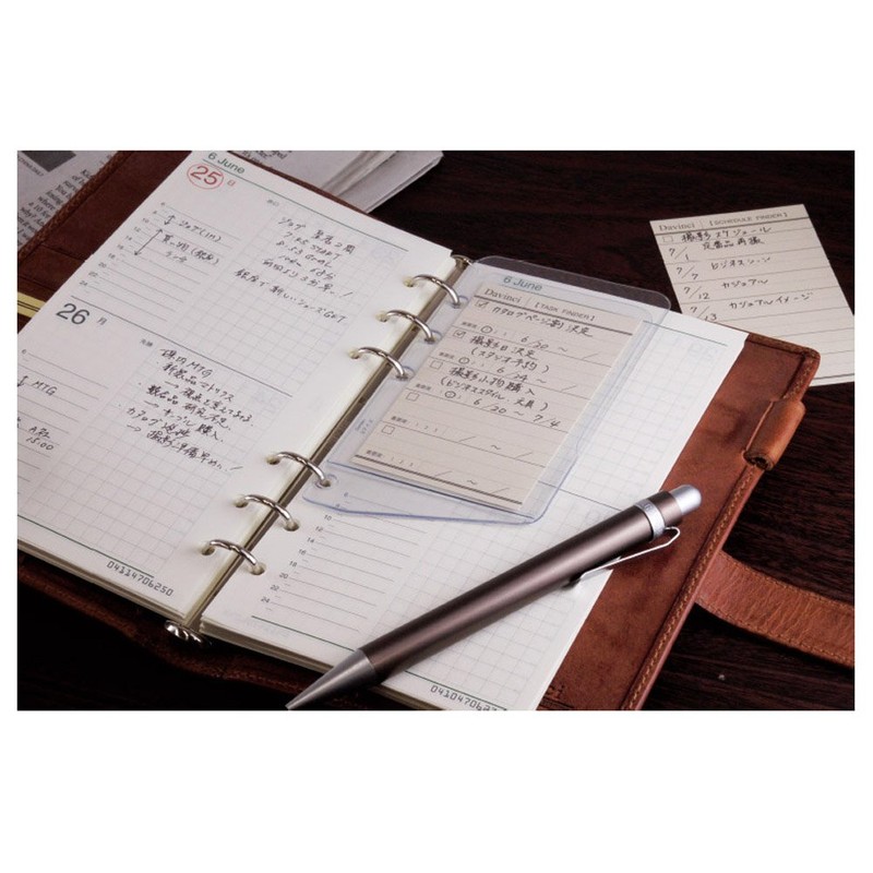 Raymay Fujii DAR4601 Da Vinci Notebook Refill Task Finder Holder