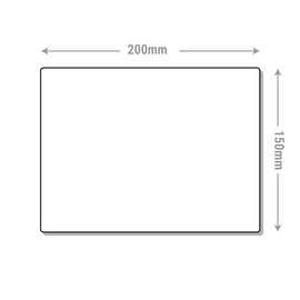 V Safety Fire Alarm Do Not Switch Off - Landscape 200 x 150 mm - Glow In The Dark 1mm Rigid Plastic Safety Sign