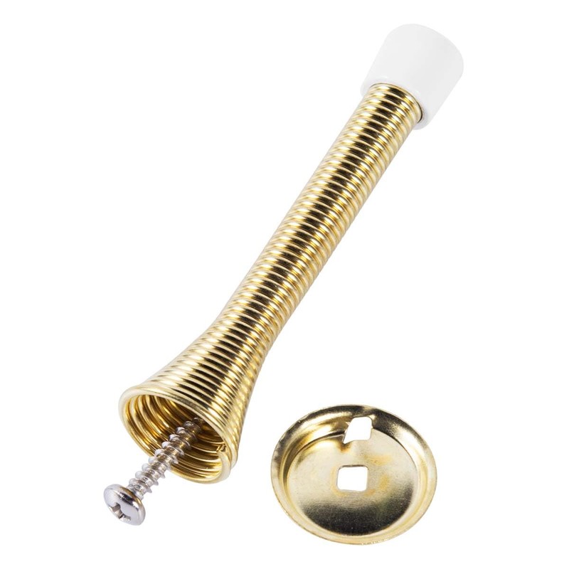 KISEER 12 Pack Spring Door Stops 3 1/4 Inch Flexible