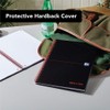 Oxford Black n' Red A4 Glossy Hardback Wirebound Notebook Ruled,